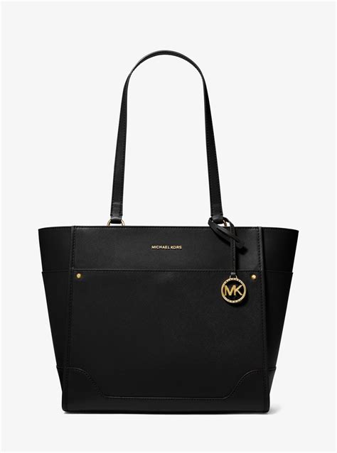 michael kors black and grey large tote|Michael Kors harrison large tote.